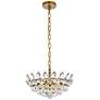 2_Emilia 16"W Brass and Clear Crystal 3-Light Pendant Light