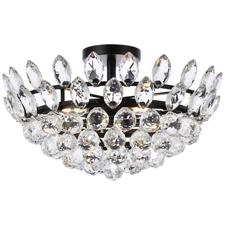 Image 1 Emilia 18" Flush Mount In Black