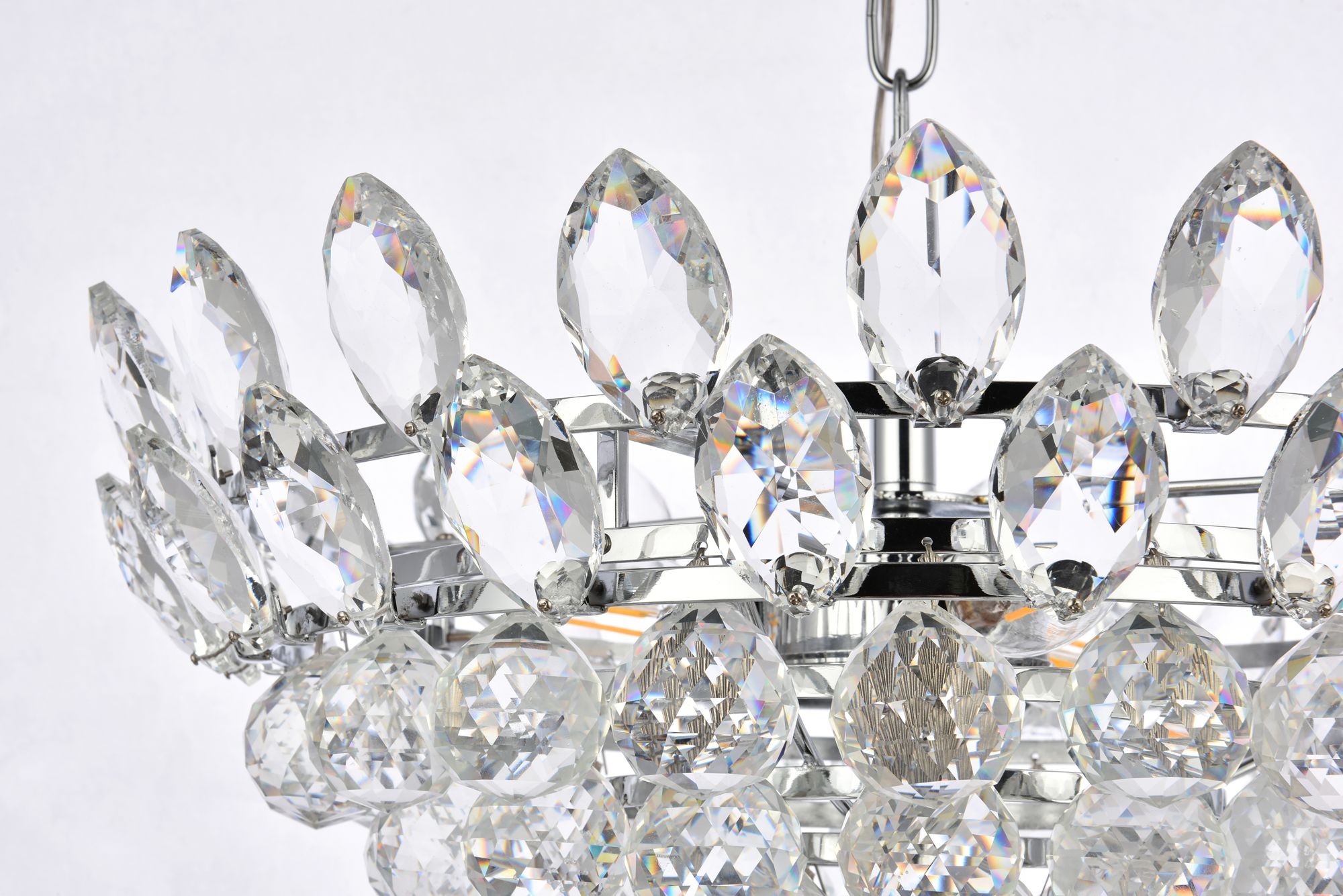 Image 5 Emilia 18" Wide Chrome Bowl Pendant Light more views