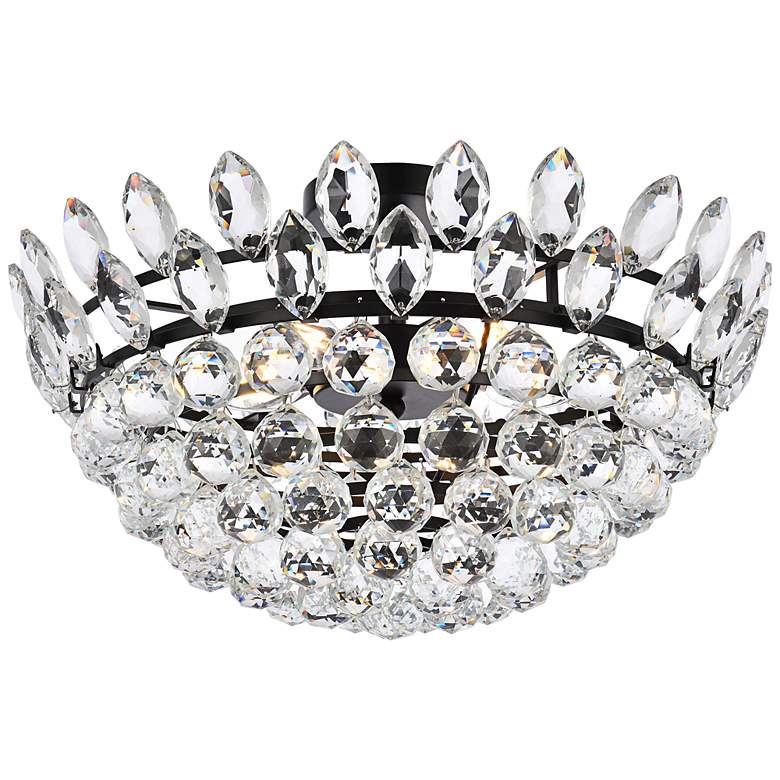 Image 6 Emilia 20" Wide Black Ceiling Light more views