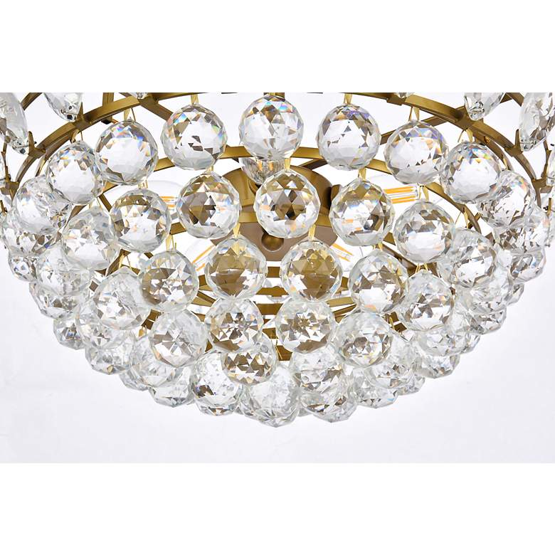 Image 5 Emilia 20" Wide Brass and Clear Crystal 5-Light Pendant more views