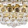 Thumbnail4 of Emilia 20"W Brass and Clear Crystal 5-Light Ceiling Light more views