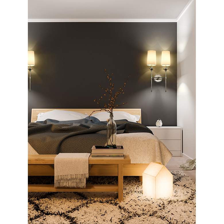 Image 4 Emily 24" High Polished Nickel 2-Light Wall Sconce more views