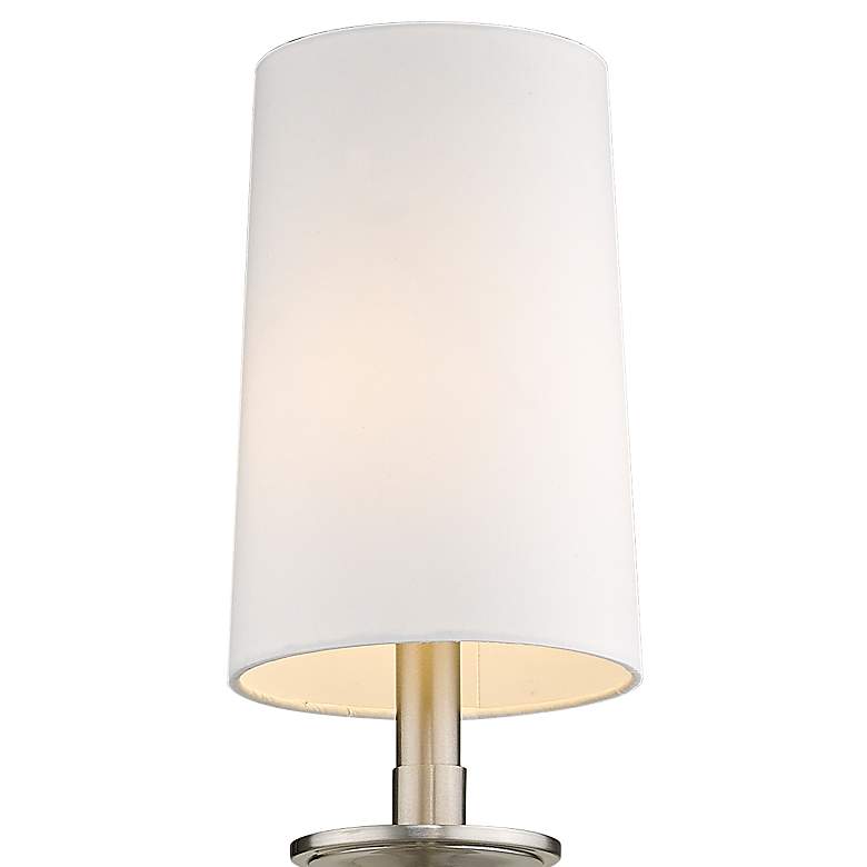 Image 2 Emily 26" High Brushed Nickel Wall Sconce more views