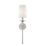 2_Emily 26" High Brushed Nickel Wall Sconce more views