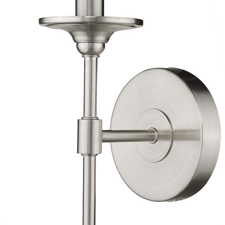 Image 3 Emily 26" High Brushed Nickel Wall Sconce more views