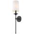 Emily 26" High Matte Black Wall Sconce