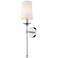 Emily 26" High Polished Nickel Wall Sconce