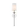 2_Emily 26" High Polished Nickel Wall Sconce more views
