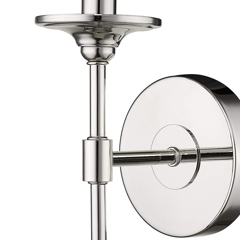 Image 3 Emily 26" High Polished Nickel Wall Sconce more views