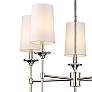 4_Emily 28" Wide Polished Nickel 5-Light Chandelier more views