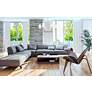 3_Emily 38" Wide Brushed Nickel 6-Light Chandelier more views