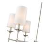 7_Emily 38" Wide Brushed Nickel 6-Light Chandelier more views
