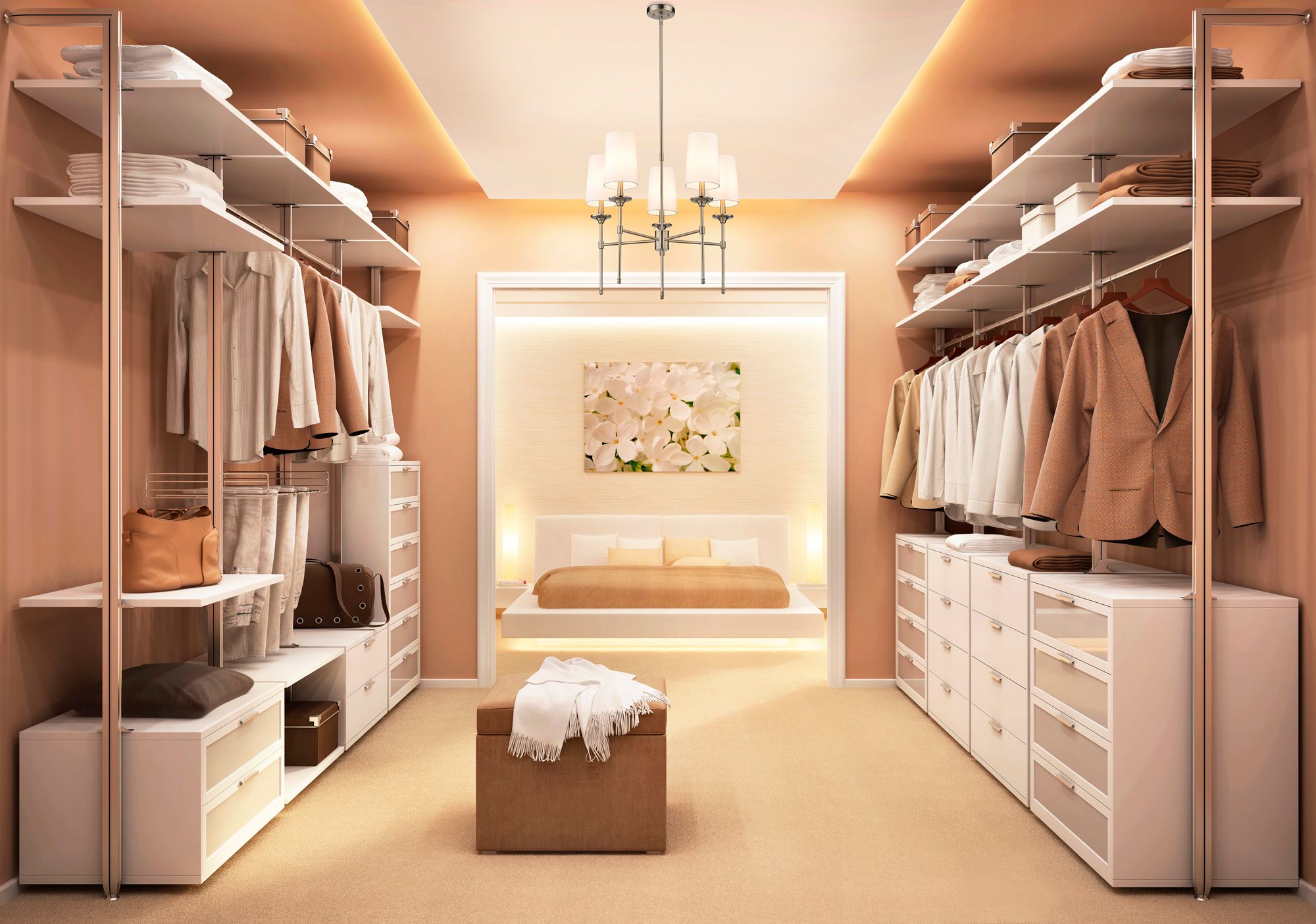 Image 3 Emily by Z-Lite Brushed Nickel 28 inch 5 Light Chandelier more views