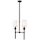 Emily by Z-Lite Matte Black 2 Light Island Pendant