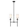 5_Emily by Z-Lite Matte Black 2 Light Island Pendant more views