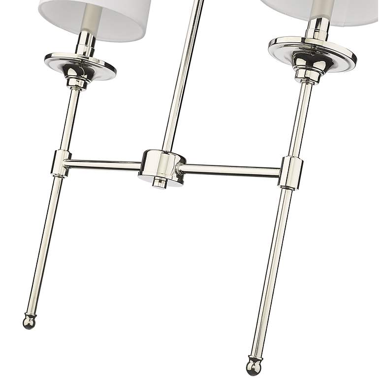 Image 7 Emily by Z-Lite Polished Nickel 2 Light Island Pendant more views