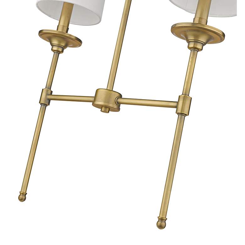 Image 7 Emily by Z-Lite Rubbed Brass 2 Light Island Pendant more views