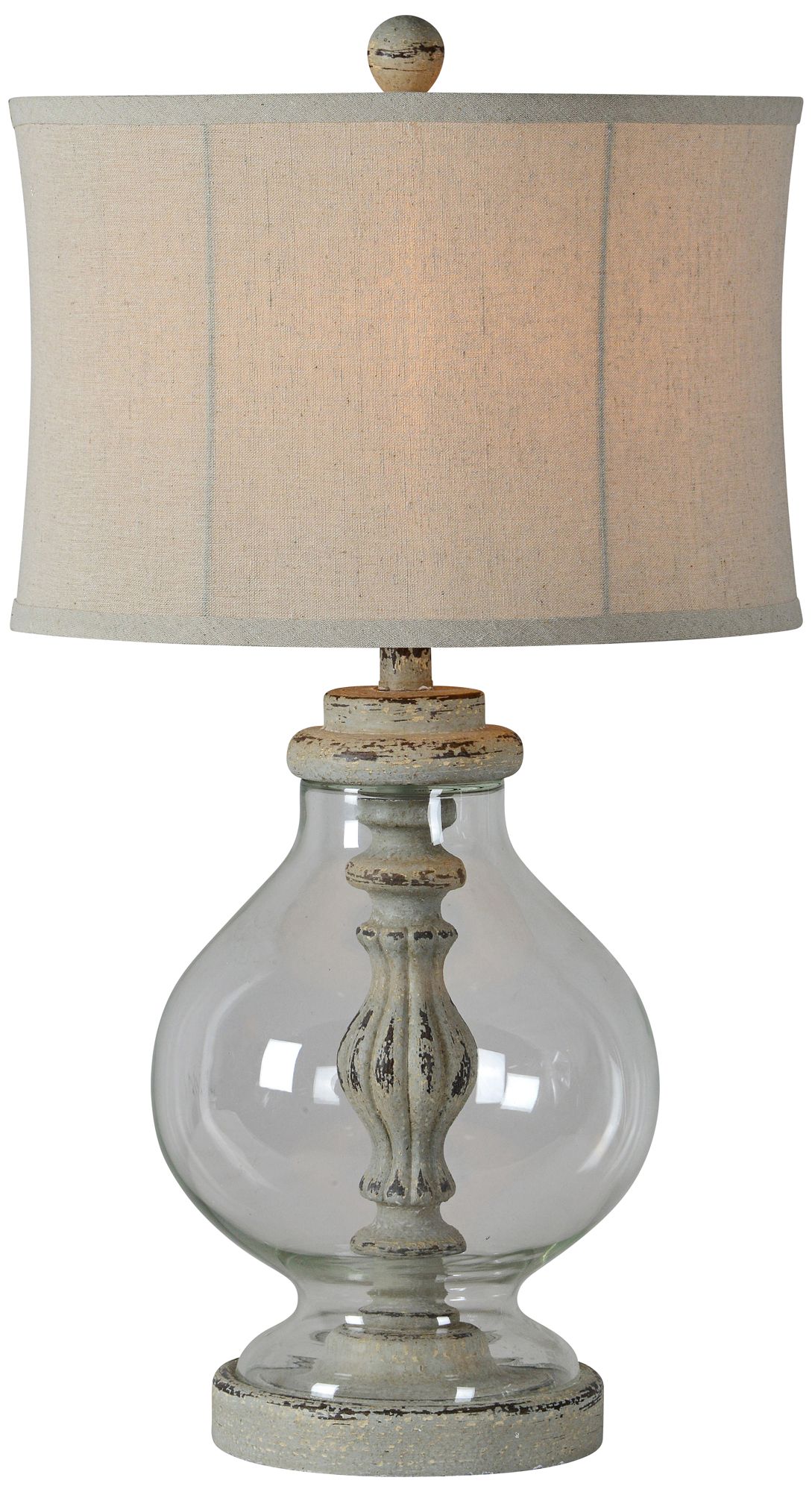 glass farmhouse lamp