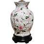 Emily Floral Vine 21" Multi-Color Porcelain Vase Accent Table Lamp
