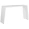 Emily High-Gloss White Lacquer Console Table