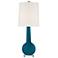 Emily Teal Blue Ceramic Table Lamp