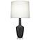 Emma 30" High Ash And Polished Nickel Lucite Accent Lamp