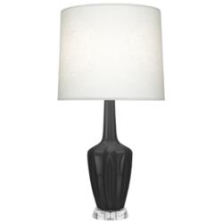 Emma 30" High Ash And Polished Nickel Lucite Accent Lamp