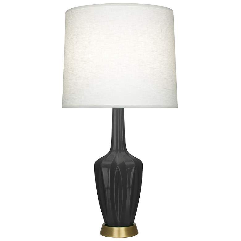 Image 1 Emma 30" High Ash And Warm Brass Accent Lamp