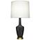 Emma 30" High Ash And Warm Brass Accent Lamp