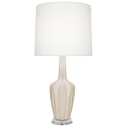 Emma 30" High Bone And Polished Nickel Lucite Accent Lamp