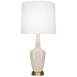 Emma 30" High Bone And Warm Brass Accent Lamp
