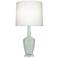Emma 30" High Celadon And Polished Nickel Lucite Accent Lamp