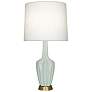 Emma 30" High Celadon And Warm Brass Accent Lamp