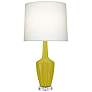 1_Emma 30" High Citron And Polished Nickel Lucite Accent Lamp