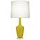 Emma 30" High Citron And Polished Nickel Lucite Accent Lamp