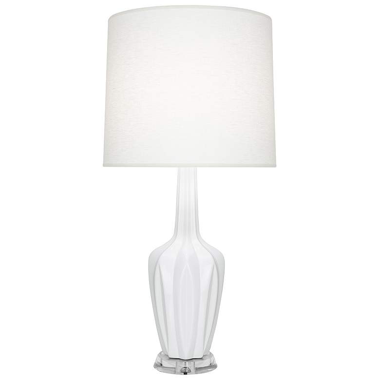 Image 1 Emma 30" High Daisy And Polished Nickel And Lucite Accent Lamp