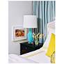 2_Emma 30" High Egg Blue And Polished Nickel Lucite Accent Lamp more views