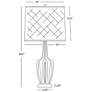 3_Emma 30" High Oxblood Glazed Finish Warm Brass Accent Accent Lamp more views
