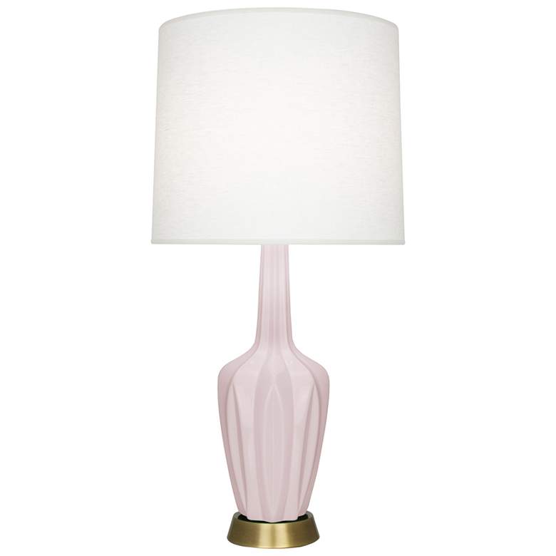 Image 1 Emma 30" High Rose Water Glazed Finish Warm Brass Accent Accent Lamp