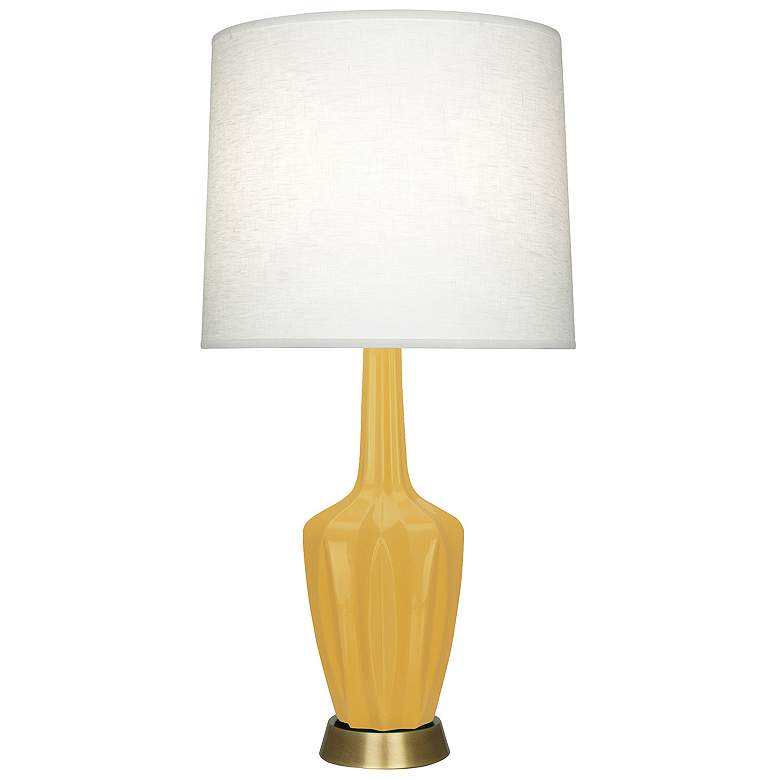 Image 1 Emma 30" High Sunset And Warm Brass Accent Lamp