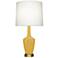 Emma 30" High Sunset And Warm Brass Accent Lamp