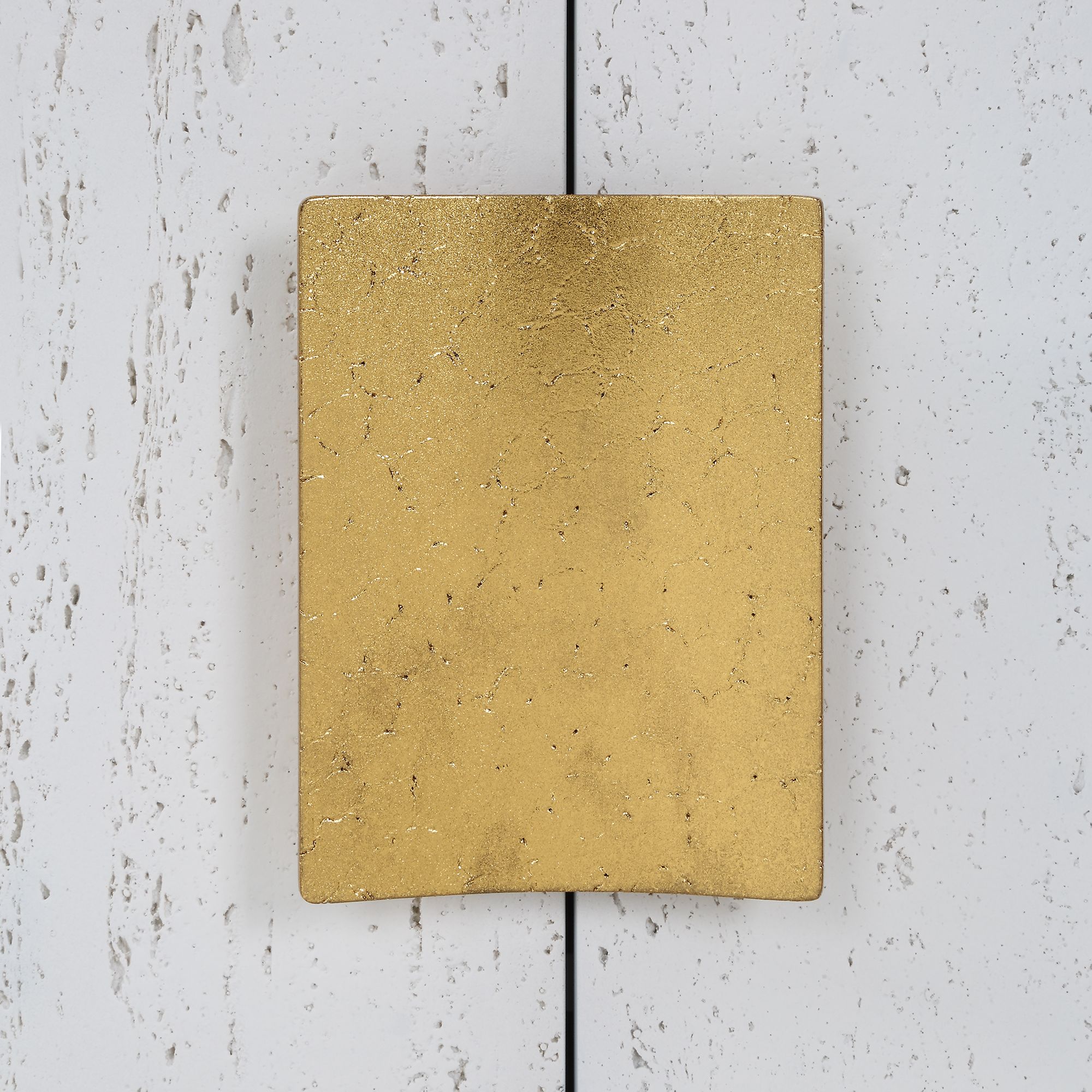 Emma 32 1/4" High x 32" Wide White and Gold 2 Door Cabinet