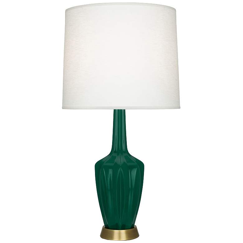 Image 1 Emma 34.25" High Jungle And Warm Brass Table Lamp