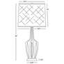 3_Emma 34.25" High Rose Water Glazed Finish Warm Brass Accent Table Lamp more views