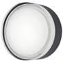 1_Emma 6" Wide Black LED Ceiling Flush Mount