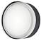 Emma 6" Wide Black LED Ceiling Flush Mount