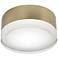 Emma 6" Wide Satin Brass LED Ceiling Flush Mount