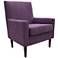 Emma Violet Fabric Lounge Chair
