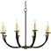 Emmaline 32 1/2"W Bronze and Warm Gold 8-Light Chandelier